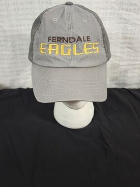 Ferndale Eagles Gray Embroidered Baseball Cap